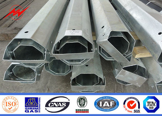 Sıcak Daldırma Galvanizli 25ft 100ft Güç İletim Direkleri