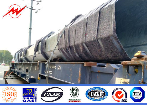 Galvanizli 90ft 100ft 110ft Güç Dağıtım Direkleri