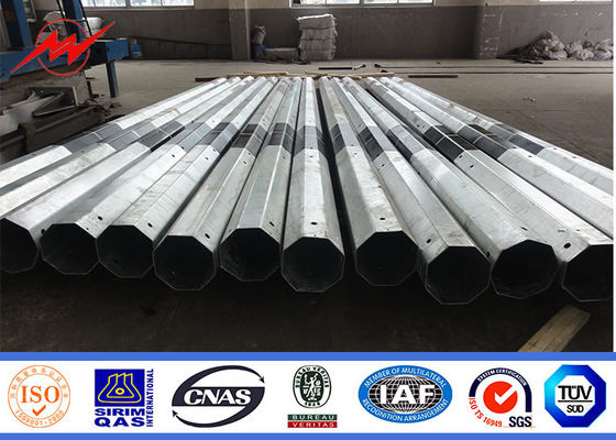 40ft 500kg Sıcak Daldırma Galvanizli Borulu Çelik Kutup