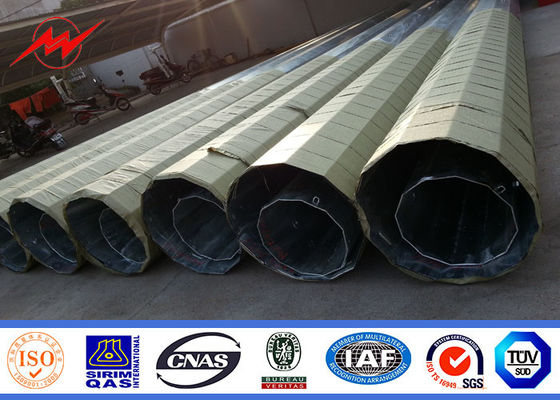 35ft 70ft 90ft İletim ASTM A123 Güç Hattı Kutbu