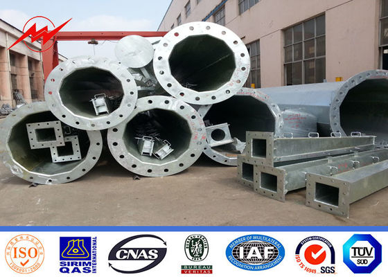 35ft 70ft 90ft İletim ASTM A123 Güç Hattı Kutbu
