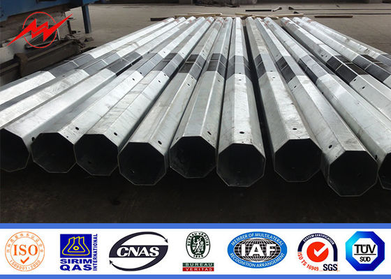 110kv Galvaniz ASTM A123 Çelik Elektrik Direkleri