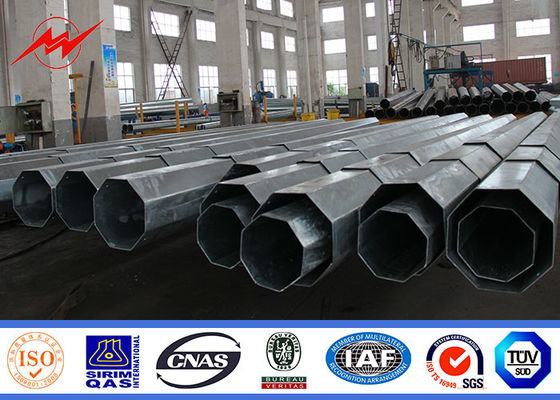 Güç Dağıtım Hattı Projesi için ASTM A572 GR50 15m 16m Borulu Çelik Direk