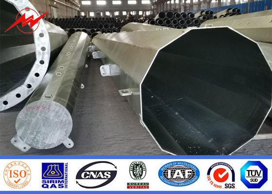 Dağıtım Hattı İçin Özelleştirilmiş 16m 345Mpa Çelik Yardımcı Direği