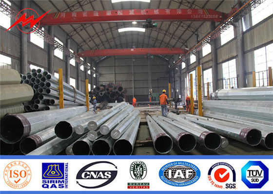 220kv Güç Galvaniz Güç İletim Çelik Boru Direk