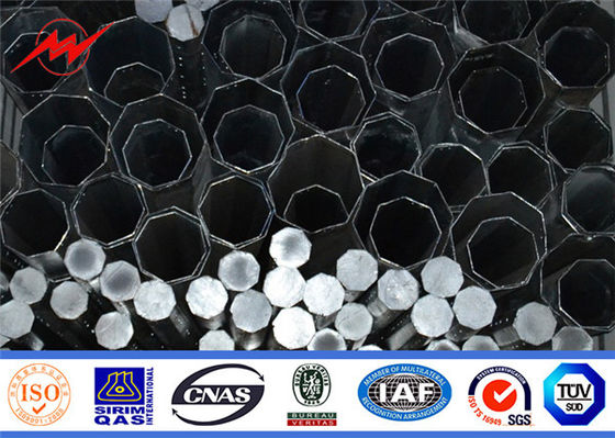 Q235 Q345 Dağıtım Hattı 30ft Çelik Elektrik Direği