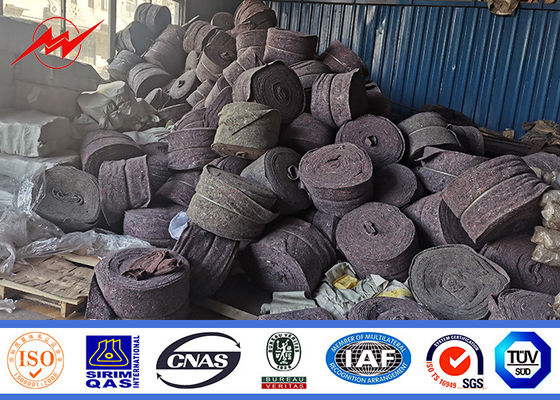 Dış Dağıtım Hattı Projesi İçin Galvanizli 16m 1200 Dan Çelik Boru Direk
