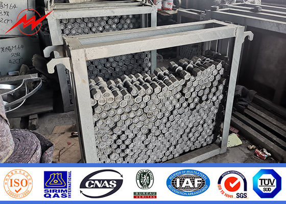 Dış Dağıtım Hattı Projesi İçin Galvanizli 16m 1200 Dan Çelik Boru Direk