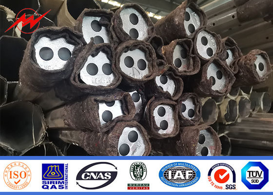 Dış Dağıtım Hattı Projesi İçin Galvanizli 16m 1200 Dan Çelik Boru Direk