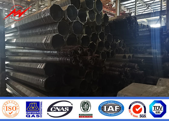 Elektrik Hattı için 9 Metre 13.4kn Galvaniz Yüzey İşlem Boru Direk