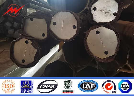 Elektrik Hattı için 9 Metre 13.4kn Galvaniz Yüzey İşlem Boru Direk