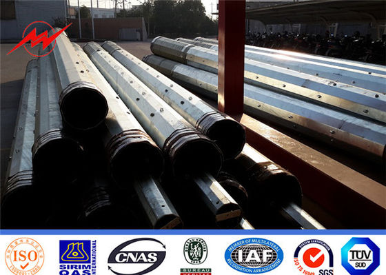 69kv Çelik Yardımcı Direkler, Sıcak Daldırma Galvanizli Güç Dağıtım Direği