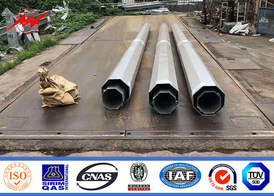 Elektrik Dağıtımı İçin Elektrik 16 Metre 800 Dan Çelik Boru Direk