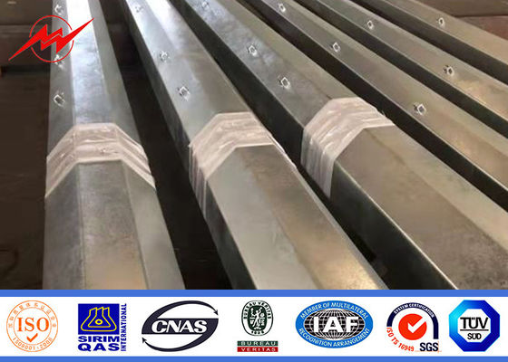 69kv 60ft 65ft 70ft Çelik Yardımcı Direkler Geleneksel Galvanizli Dağıtım