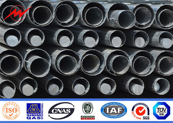 ISO9001 Alaşım Elektrikli Çelik Tubular Kule direği Galvanizli Güç iletme hattı