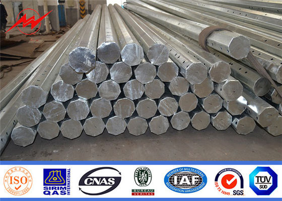 69kv Çelik Yardımcı Direkler, Sıcak Daldırma Galvanizli Güç Dağıtım Direği
