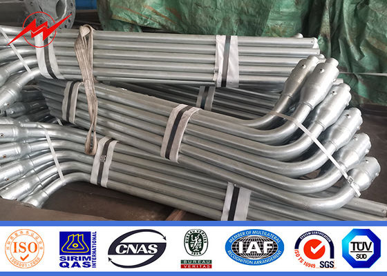 Güneş Meterleri Sekizgen Sokak Işığı direği Q235 Q345 7m 8m 9m Çelik lamba direği