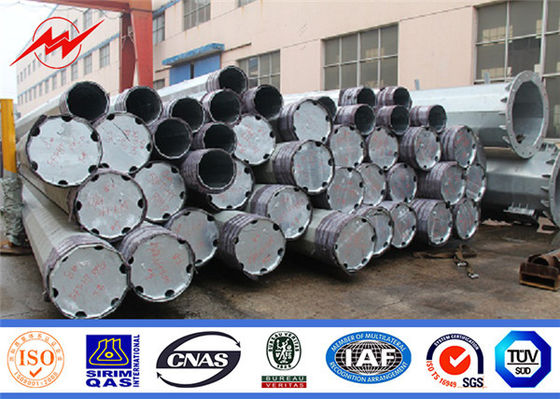 Sekizgen CCTV Galvanizli Çelik Yardımcı Direği 33kv 69kv