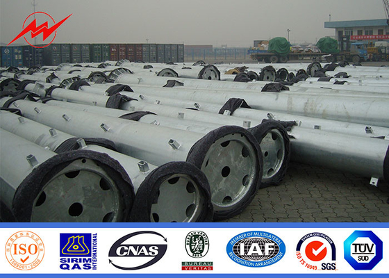 Galvanizli elektrikli çelik güç direği 110kv 132kv 230kv iletim hattı