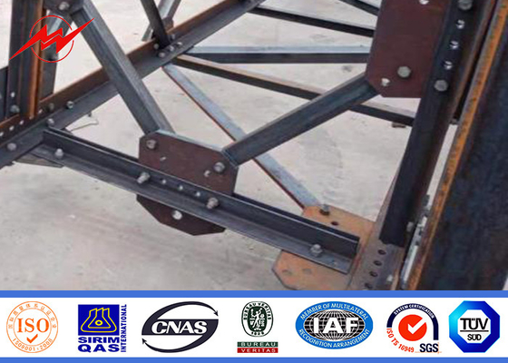 220KV ASTM A123 Galvanizli Sokak Işık Direği 10m Sokak Işık Standı