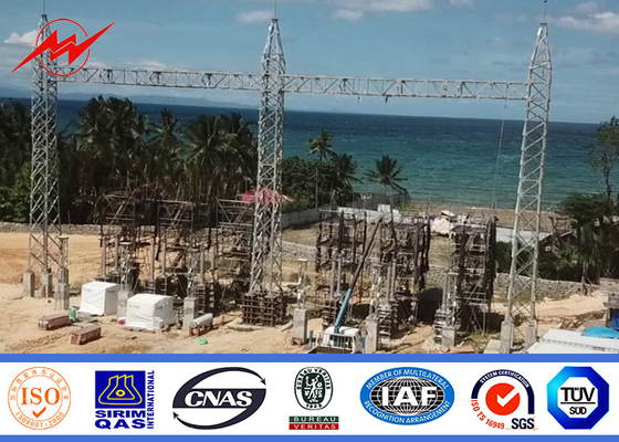 İletim Hattı Projesi İçin 110kv 230kv Mono Kutup Kulesi