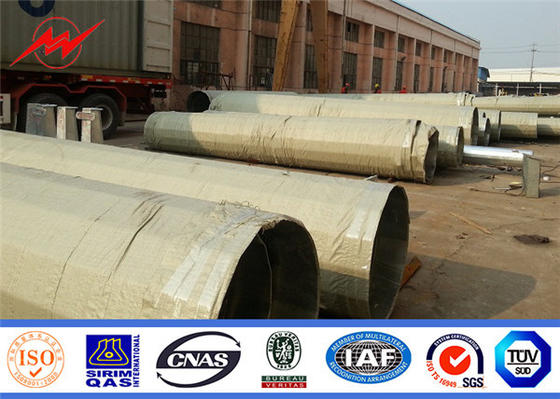 OEM Galvanizli Yuvarlak Elektrik Çelik direği Elektrik Yuvarlak Sıcak Dip