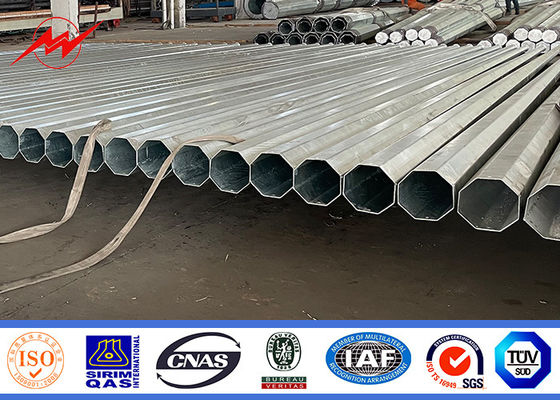 Özel gereksinimler için sıcak dip galvanize elektrikli güç direği ve herhangi bir renkte