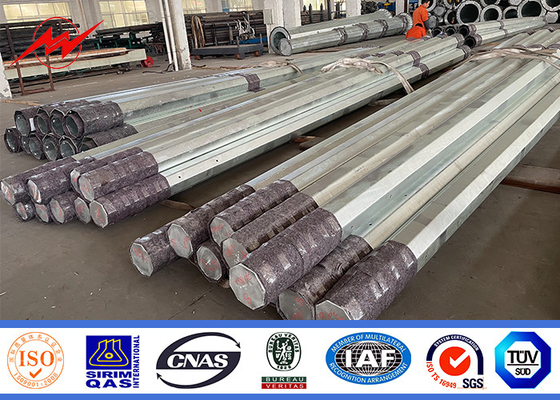 35kv 38kv Elektrik Transmisi Polygon Çelik Uygulama Güç direği