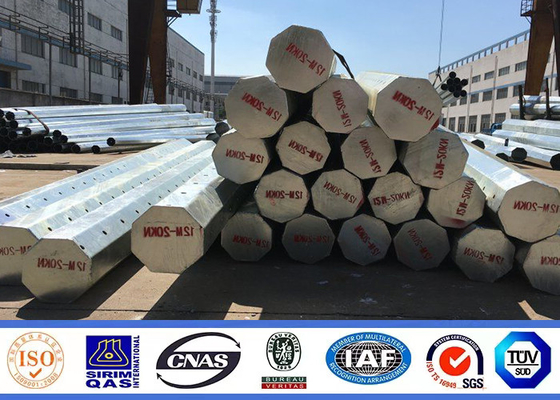 Konik 138kv güç kulesi iletim direği 30m / 60m