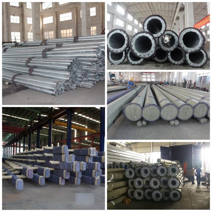 Herhangi bir ortam için 13m 1000 Dan korozyona karşı passız elektrikli güç direği 0