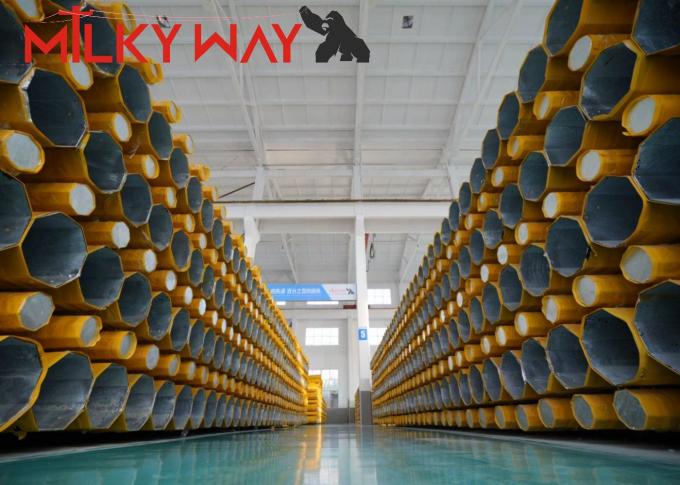 10m 11m 12m 11KV 13KV Elektrik Gücü Çelik direği iletim hattı projesi 1