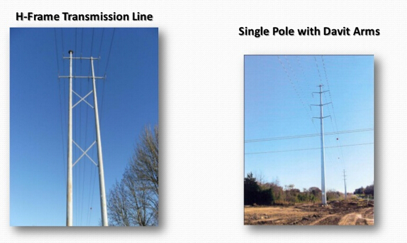 80FT 90FT 138KV iletim elektrik gücü kutubu monopol hattı 1