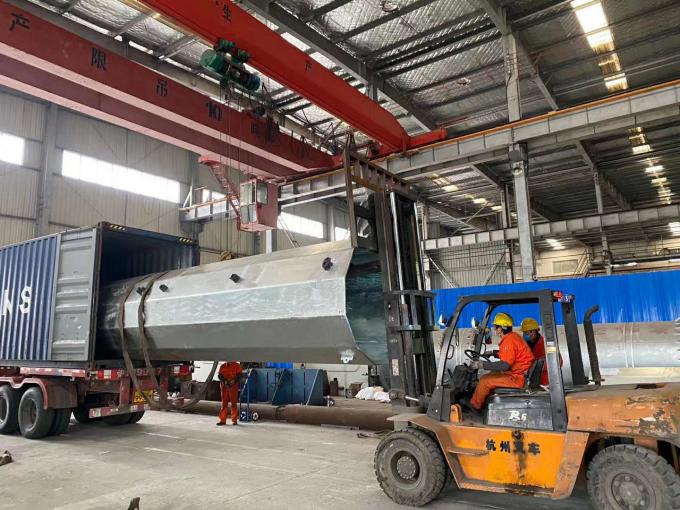 69kV 45ft NGCP Standart Galvanizli Elektrik Çelik Güç Kutupları 0